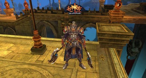 方刚魁梧的金甲战士