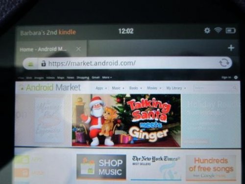 Kindle FireAndroid Market