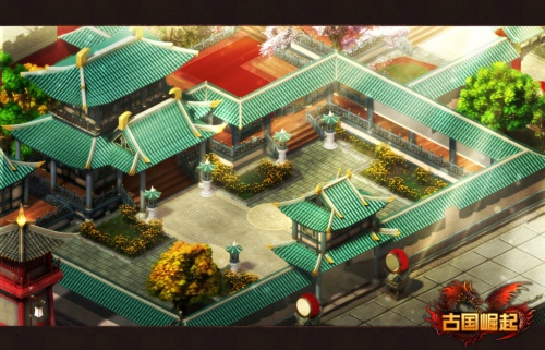 古国宅院 堪比3D动漫