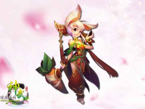 《神武》萝莉萌宠月影兔