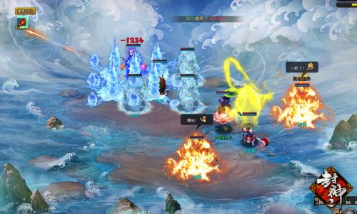 《封神2》海底战场哪吒发动灵魂颤抖