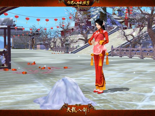 路边的雪堆里也有秘密!