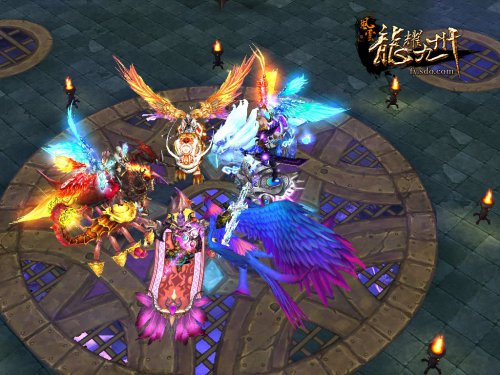 炫酷装备坐骑,同场竞技