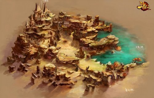 《斗仙》大荒岭布局