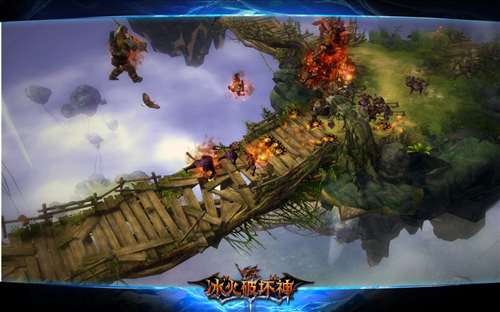 在血之轮祭的攻击下,面前的敌人被依次击飞上天