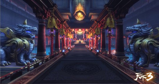 红玄宫金铃巧饰,彰显着这里主人的尊贵地位