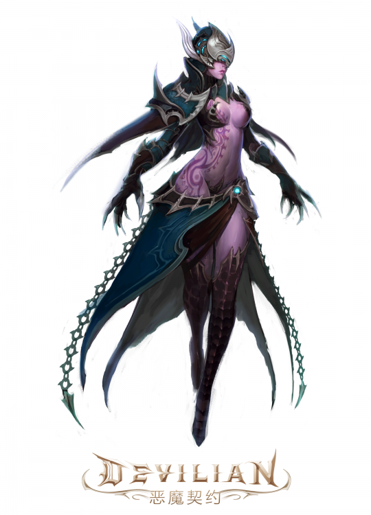 《恶魔契约》游戏原画