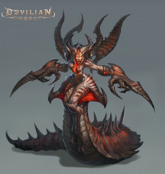 《恶魔契约》游戏原画