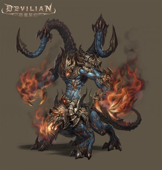 《恶魔契约》游戏原画