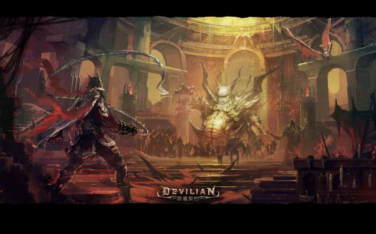 《恶魔契约》游戏原画