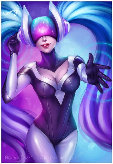 琴女DJ皮肤同人美图欣赏