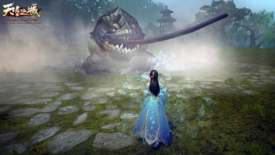 掀起尘土的BOSS犀甲蟾