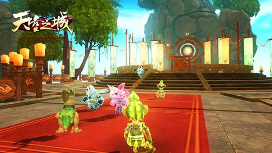 在天空长跑中,玩家将化身为萌宠