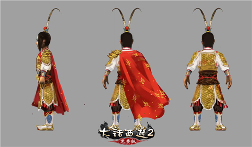 猴年猴赛雷,大话2免费版新春大圣时装——男