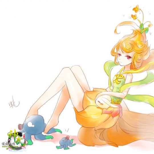 清秀的桂花仙子