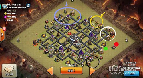 部落冲突天女蓝胖九本武神流攻略分享