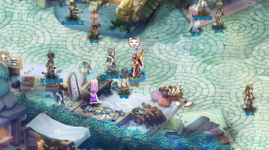 热闹的翡莱商业区