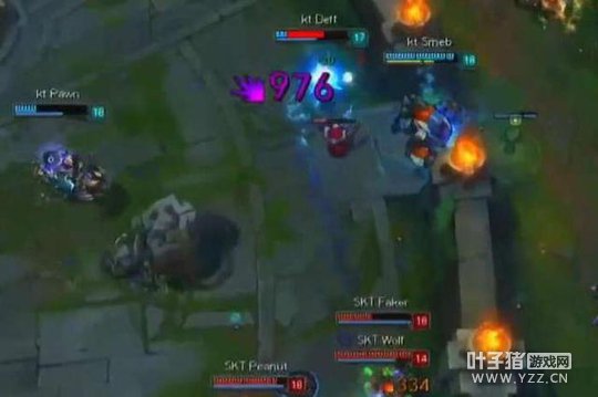 ͬһ��Ӣ��faker��ɱdeft ��ȴ���LPL�е�����˺�