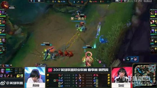 LPL3��4�յ�������1�֣�QGǿ�Ʒ������� OMG���