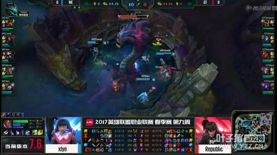 LPL4��6�յ�2����1�֣��е�ʵ�������WE������ʤ