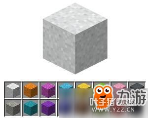 我的世界手机版混凝土粉末怎么获得?混凝土