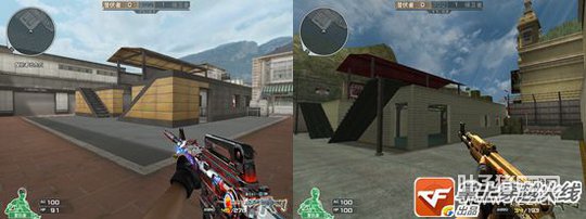 CF10月版本优化地图 新旧赛车之城对比