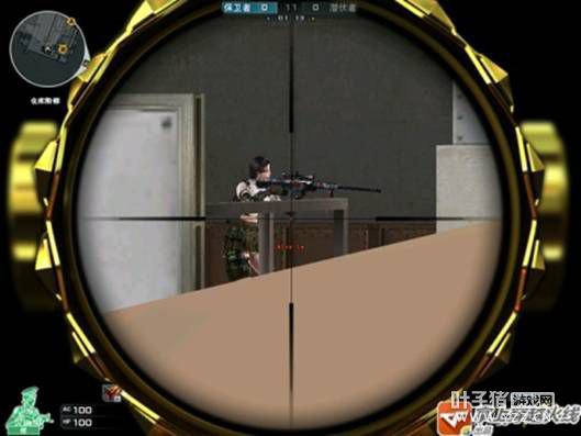 狙神进阶讲解 CF废弃仓库狙击点位教学