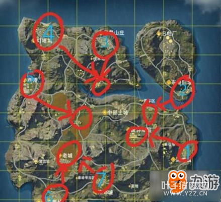 【荒野教学】小队四排打法技巧 荒野行动找