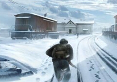 ����һ�����������ľ�������Ұ�ж�������ѩ