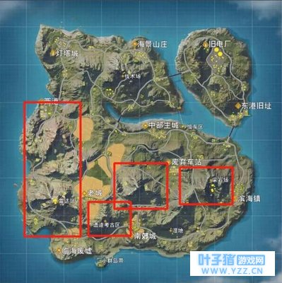 巧用地形提高胜率 荒野行动山区LYB战术打法