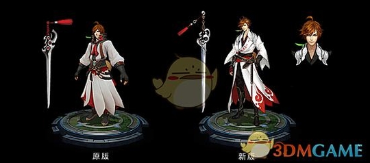 《王者荣耀》李白重做立绘模型介绍