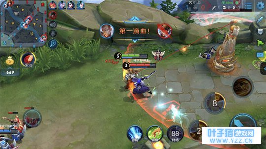 王者荣耀达摩血战八方,致命拳击称霸战场