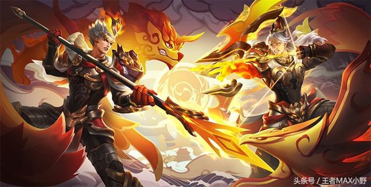 王者荣耀:杨戬后羿狗年限定皮肤海报:杨戬