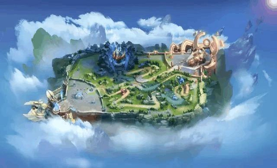 王者荣耀:峡谷新地图已经制作完毕,这里的