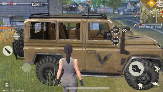 吃鸡手游中最强越野应该是他了,替代悍马,