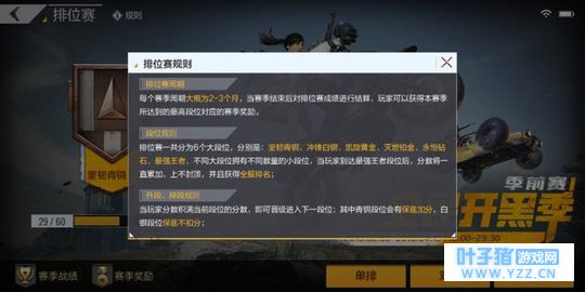 腾讯吃鸡手游绝地求生全军出击排位段位名称