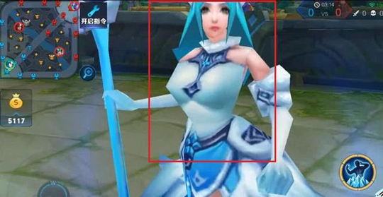 王者荣耀:女英雄的3D视角!花木兰身高两米