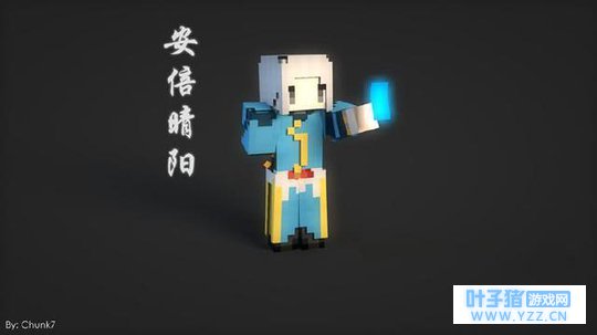 在《我的世界》里用方块砌出了阴阳师世界,