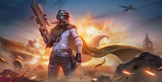 王者荣耀:百里守约吃鸡皮肤自带三级头,后