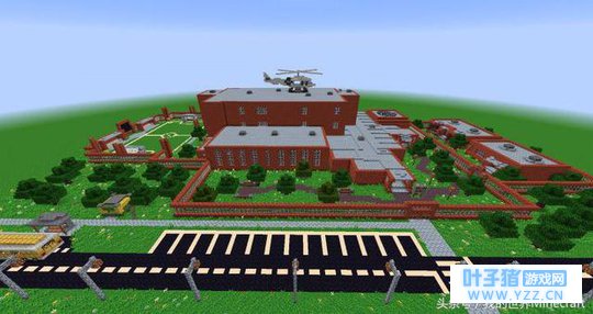 玩家在《我的世界》中还原自己学校 墙里面