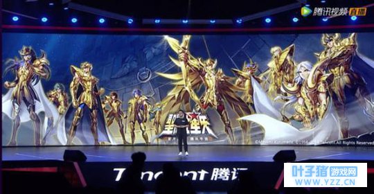 《圣斗士星矢手游》亮相腾讯UP 小宇宙再次