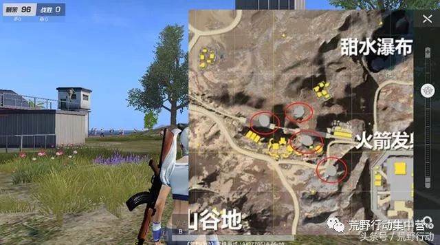 荒野行动:只有黄色代表资源点?这四个“灰