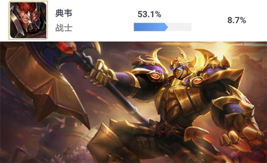 王者荣耀:战神典韦崛起,新打法驰骋野区,