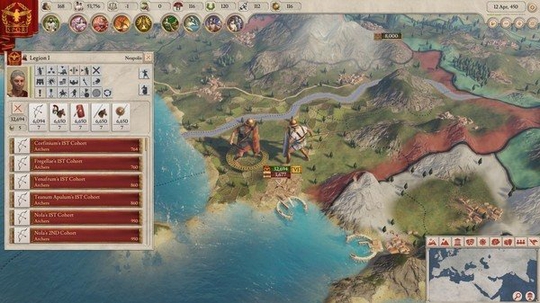 A new screenshot from Imperator: Rome