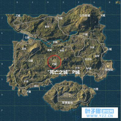 《绝地求生》中的“死亡之城”,危险与装备