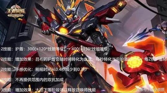 《王者荣耀》体验服更新,吕布增强之后会不