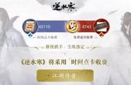 逆水寒将采取点卡收费,道具将采取收费,这