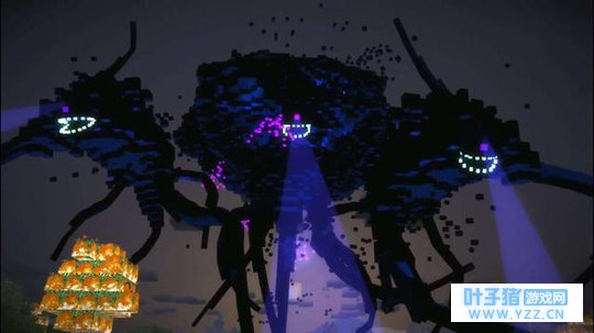 我的世界:大凋灵原来是倒立的,巨型生物竟