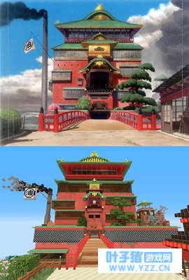 神还原!看大神在《我的世界》还原千与千寻