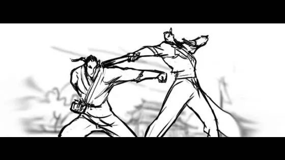 流星蝴蝶剑CG机密稿件遭到泄密,泄密者正畏